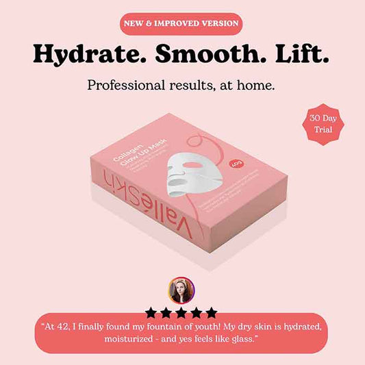 Collagen Glow Up Mask 2.0 ValléSkin