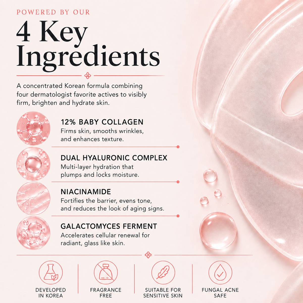 Collagen Glow Up Mask 2.0 ValléSkin