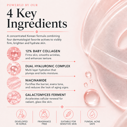 Collagen Glow Up Mask 2.0 ValléSkin
