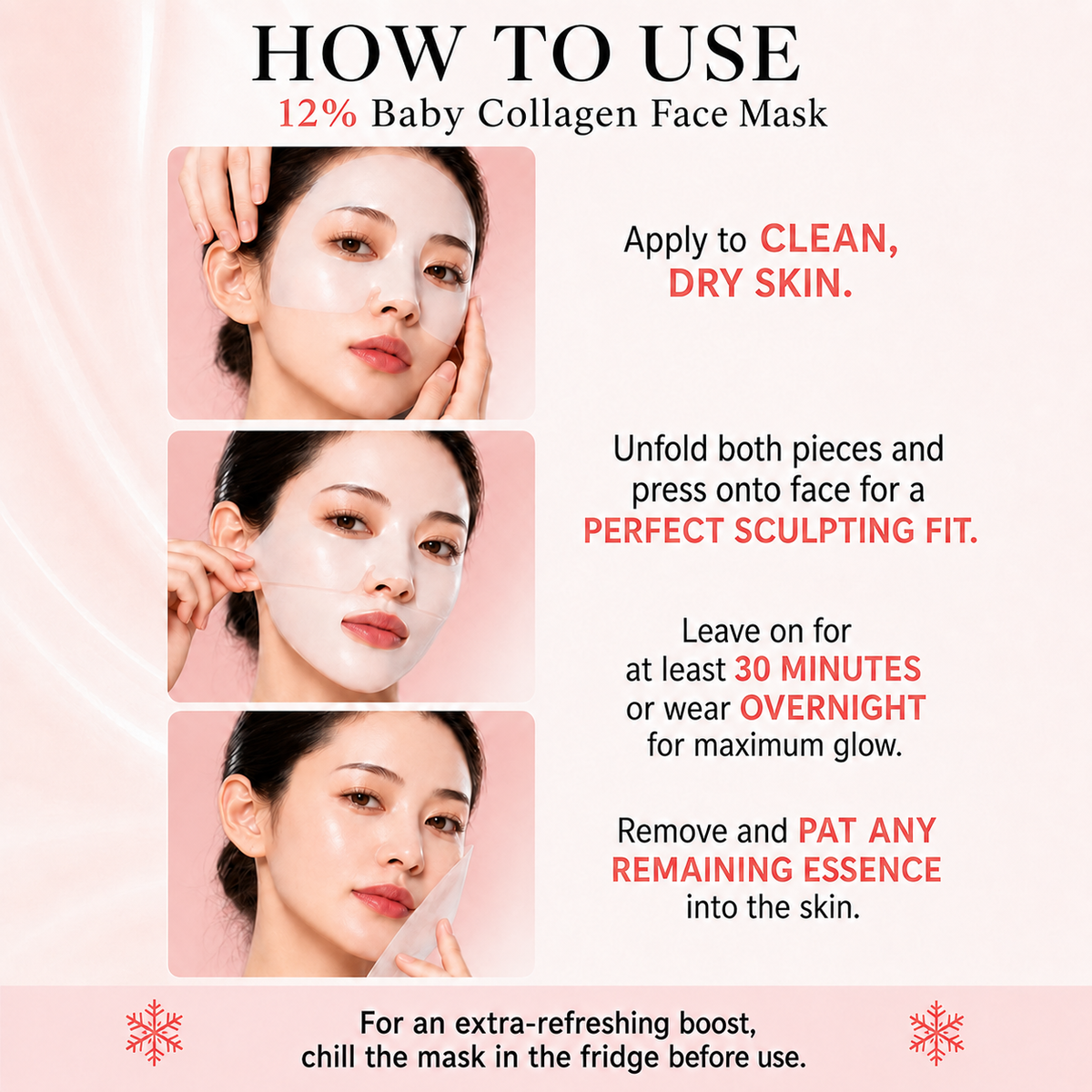 Collagen Glow Up Mask 2.0 ValléSkin