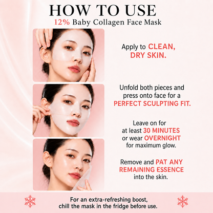 Collagen Glow Up Mask 2.0 ValléSkin