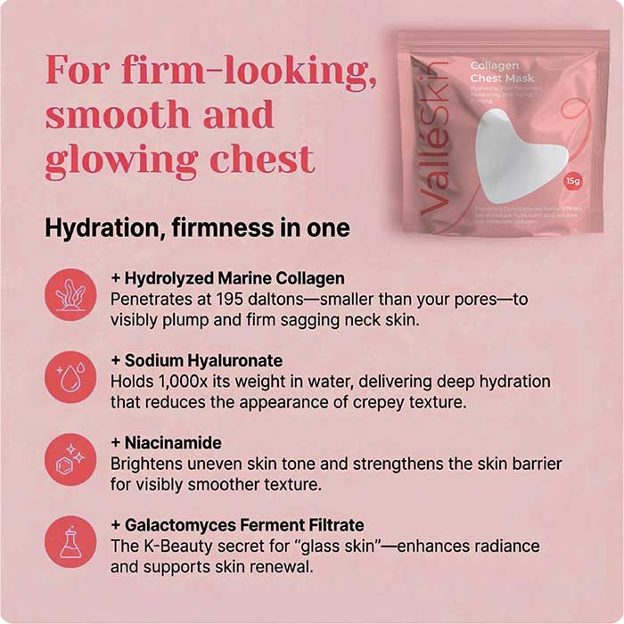 Collagen Chest Mask ValléSkin