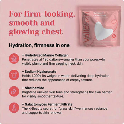Collagen Chest Mask ValléSkin