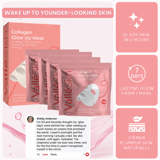 Collagen Glow Up Mask 2.0 ValléSkin