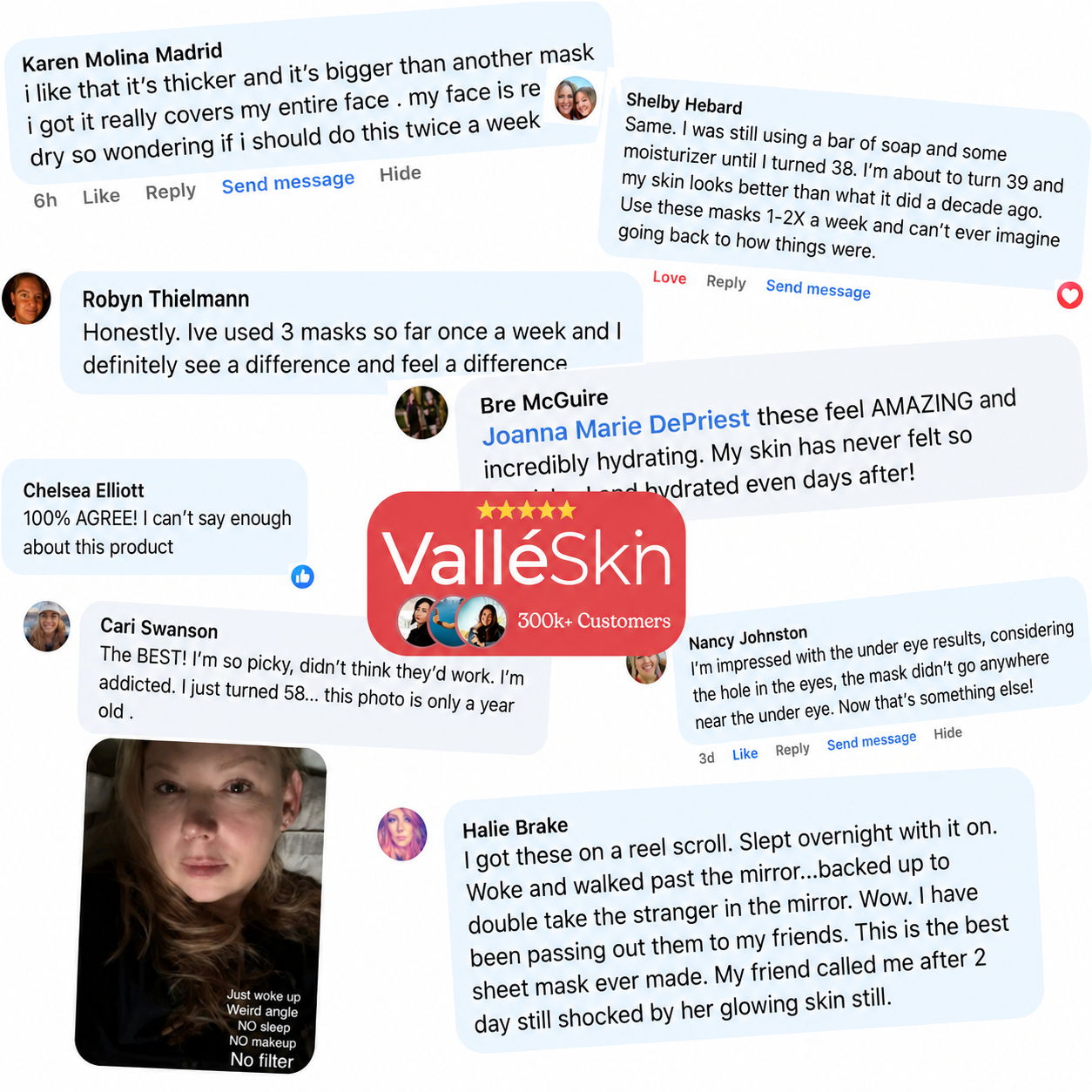 Collagen Glow Up Mask 2.0 ValléSkin