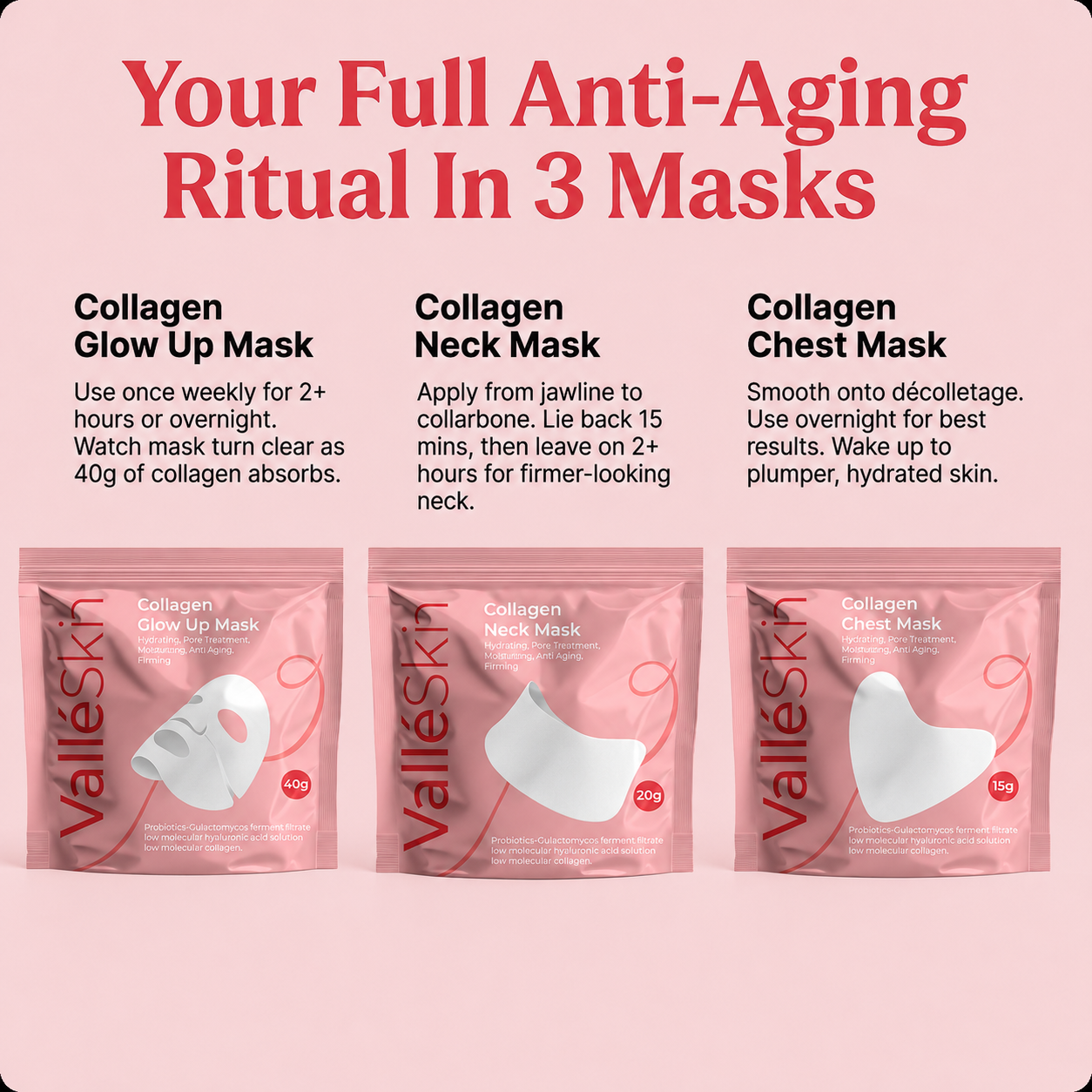 Collagen Mask Bundle ValléSkin
