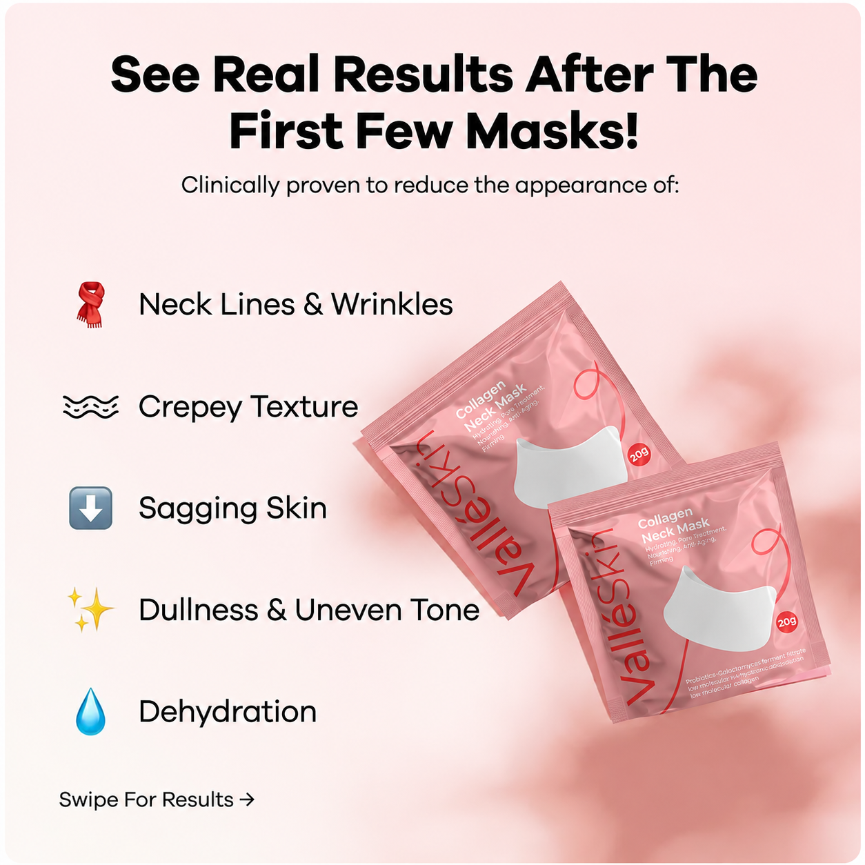 Collagen Neck Mask ValléSkin