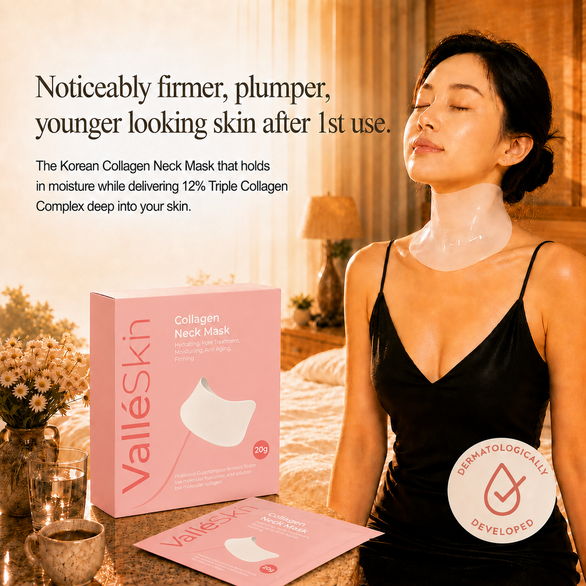 Collagen Neck Mask ValléSkin