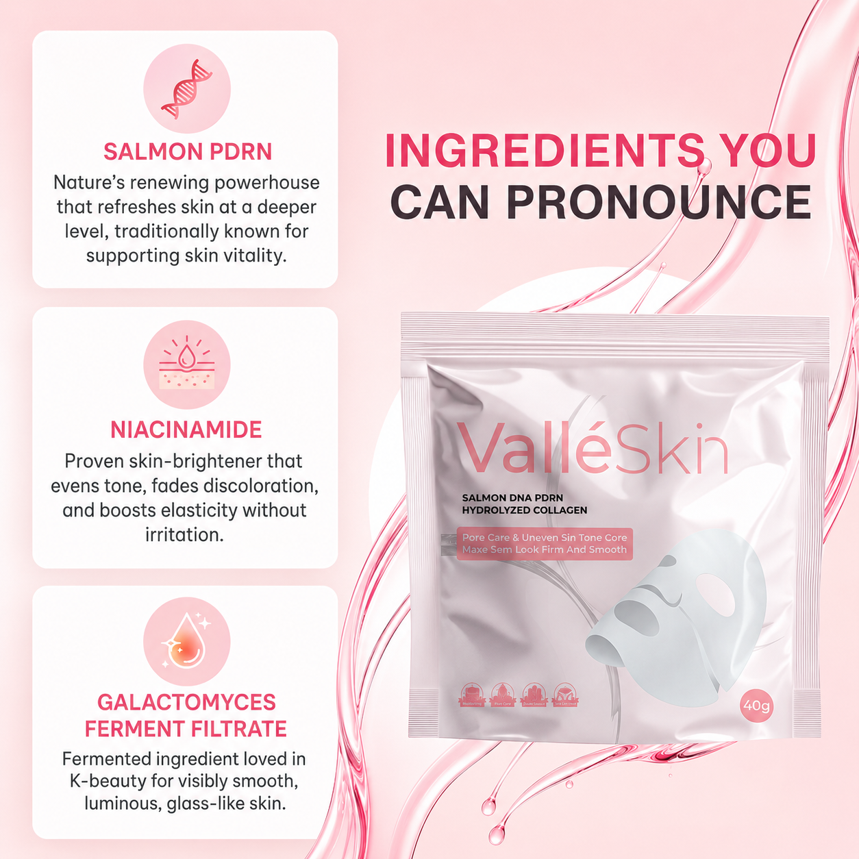 Salmon PDRN Collagen Mask My Store